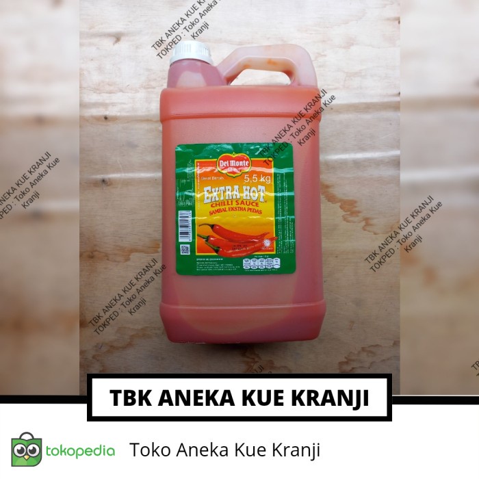 

Lezat- delmonte saus sambal extra hot 5.5 kg jerigen EKSPEDISI