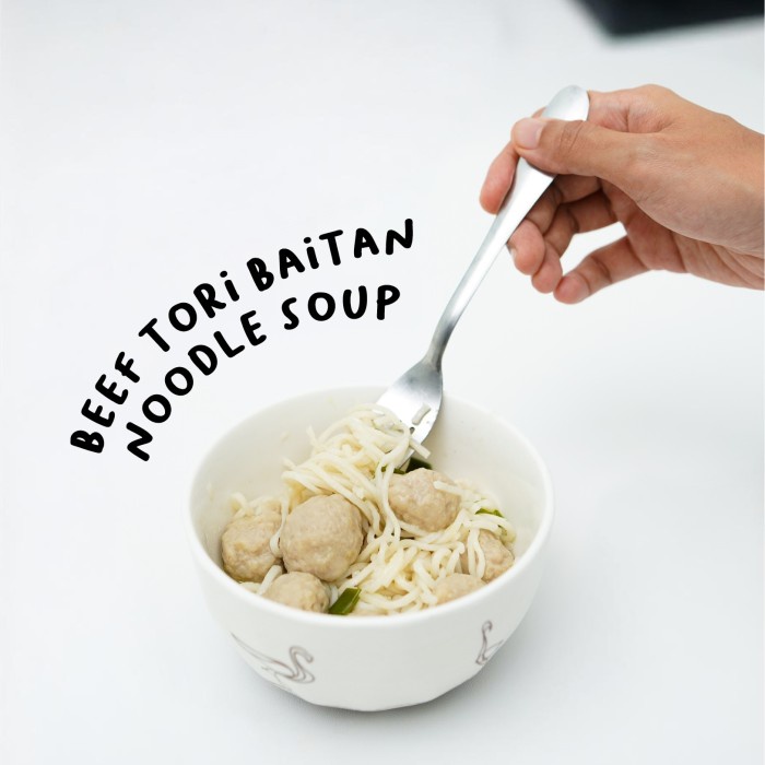 

Beef Tori Baitan Noodle Soup by Kedai MPASI