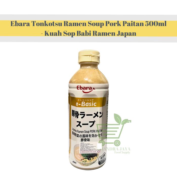 

Ebara Tonkotsu Ramen Soup Pork Paitan 500ml - Kuah Sop Babi Ramen Japan