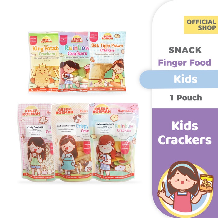 

Resep Roemah Kids Crackers / Kerupuk Sehat Untuk Anak / Kids