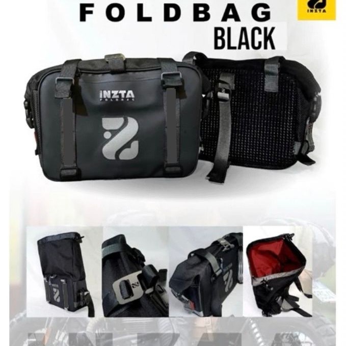 PROMO tas samping motor touring inzta fold, KIRI KANAN XSR155, w175, cb150x