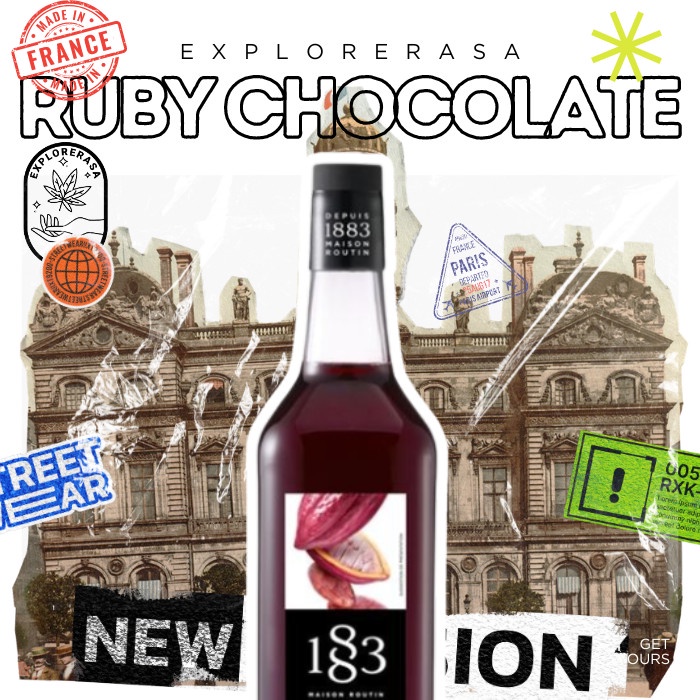 

1883 maison routin syrup chocolat ruby 1 liter