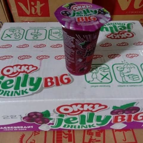 

(GoodSeller) Okky Jelly BIG Drink isi 24cup@ 220ml / karton (GO SEND ONLY)