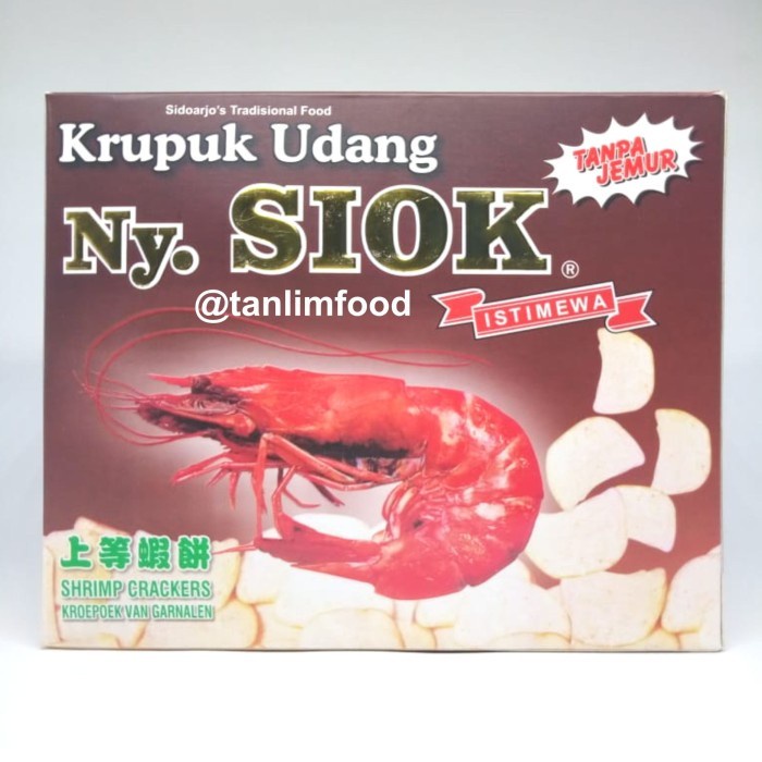 

(GoodSeller) Kerupuk Udang / shrimp crackers Oval Dus Box Ny Siok