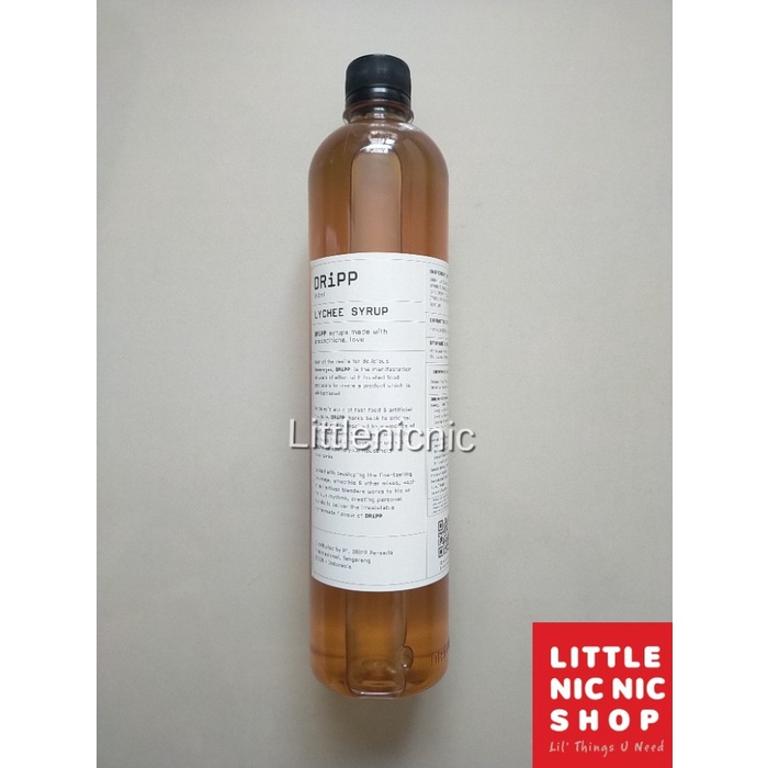 

Dripp Lychee Flavoured syrup sirup rasa leci minuman cafe