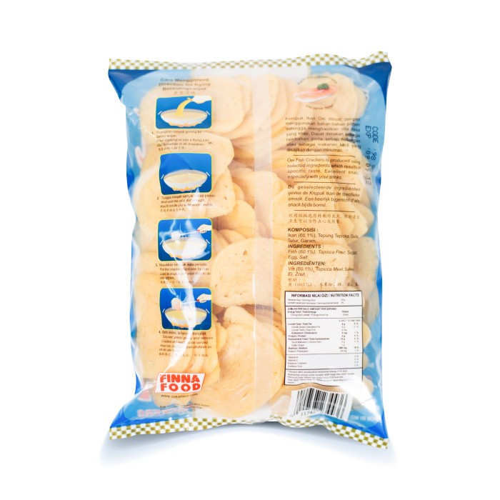 

Finna Oei Kerupuk Ikan 500gr (Premium)