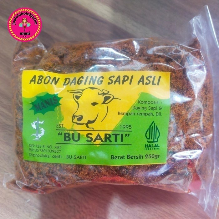 

(GoodSeller) ABON SAPI BU SARTI SURABAYA 250 GRAM
