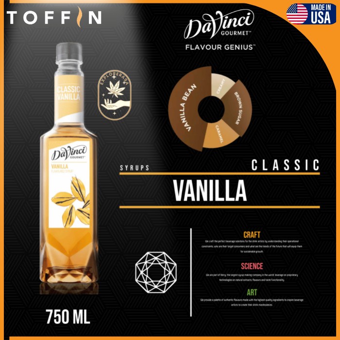 

Davinci syrup Vanilla 750 ml