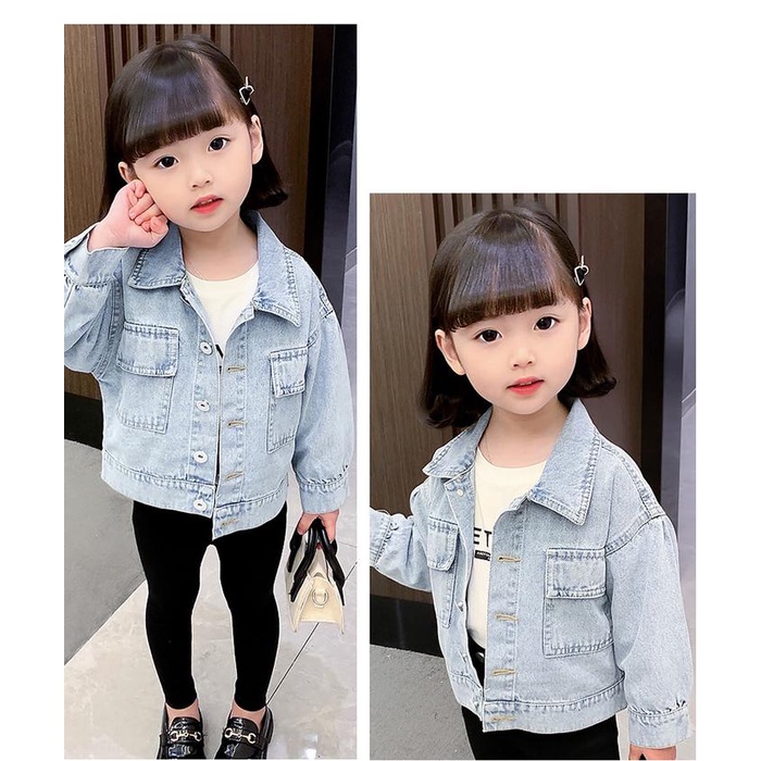 SALE TERBARU DENIM JEANS JAKET ANAK PEREMPUAN / OUTER JEANS ANAK PEREMPUAN READYY