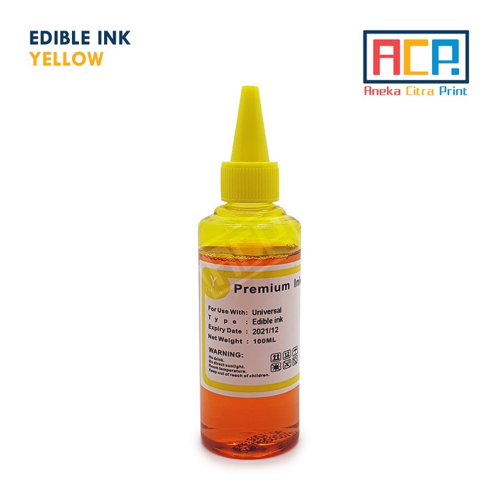 TERLARIS! Tinta Edible / Edible Ink / Food Grade Ink / Print Cake - 100 ML
