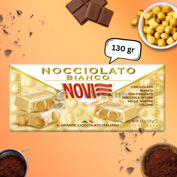 

Novi Nocciolato white/ Cokelat putih