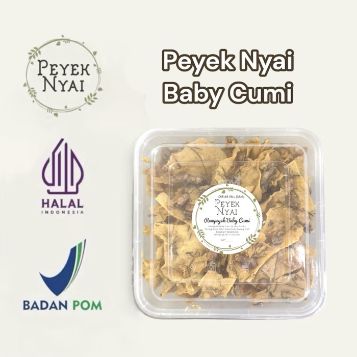 

Peyek Nyai Rempeyek Baby Cumi (Large)