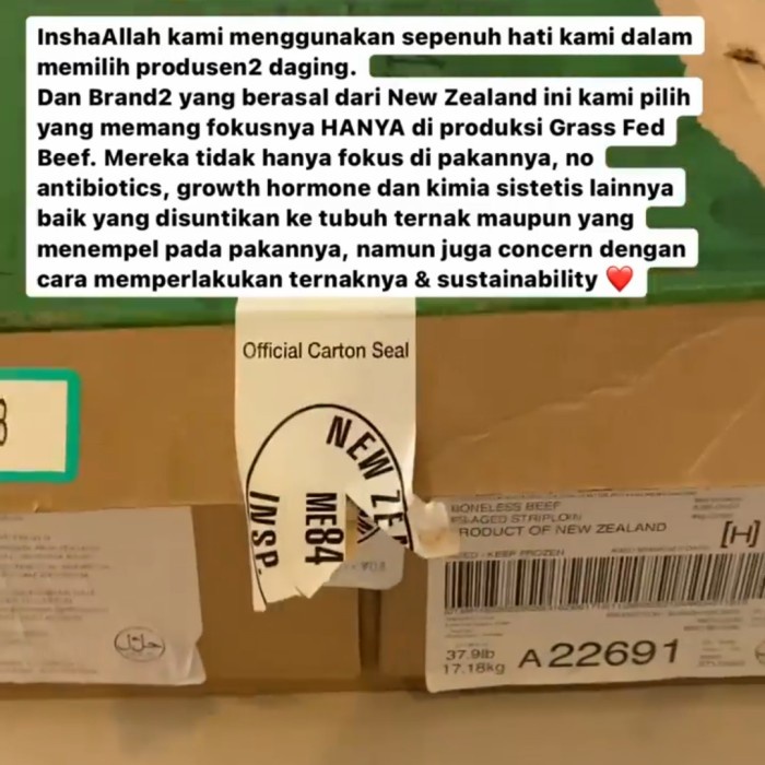 

Lezat- Daging-Sapi-Muda-Tanpa-Lemak-Grassfed-NewZealand-Veal-Meat-0%-Fat-Beku