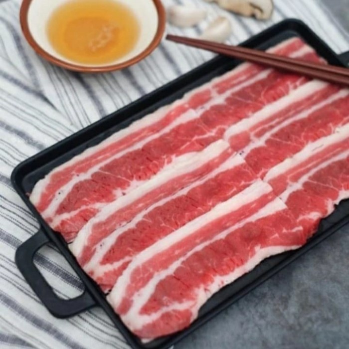 

Lezat- daging slice beef shabu sukiyaki yakiniku AUS 500gr