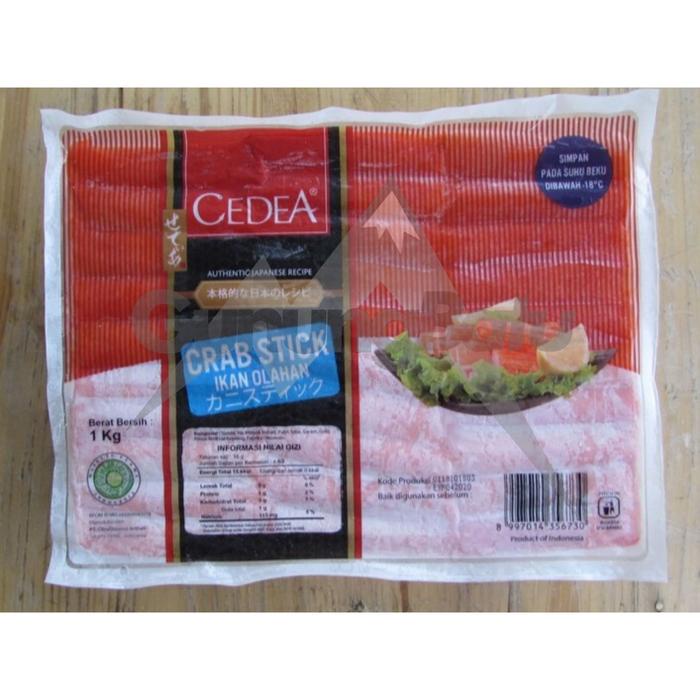

Lezat- CEDEA CRAB STICK 1 KG (STICK IKAN RASA KEPITING) UNTUK STEAMBOAT