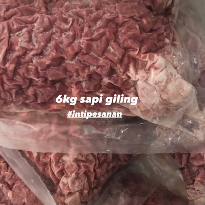 

Lezat- Daging Sapi Giling Beef ekonomis 1 Kg bisa untuk patty burger martabak