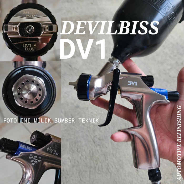 LANGSUNG DIPROSES Spray Gun HVLP Devilbiss DV1