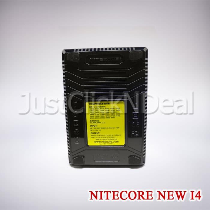 Authentic Nitecore I4 Charger Baterai Vape 18650 26650 LG HG2 AWT