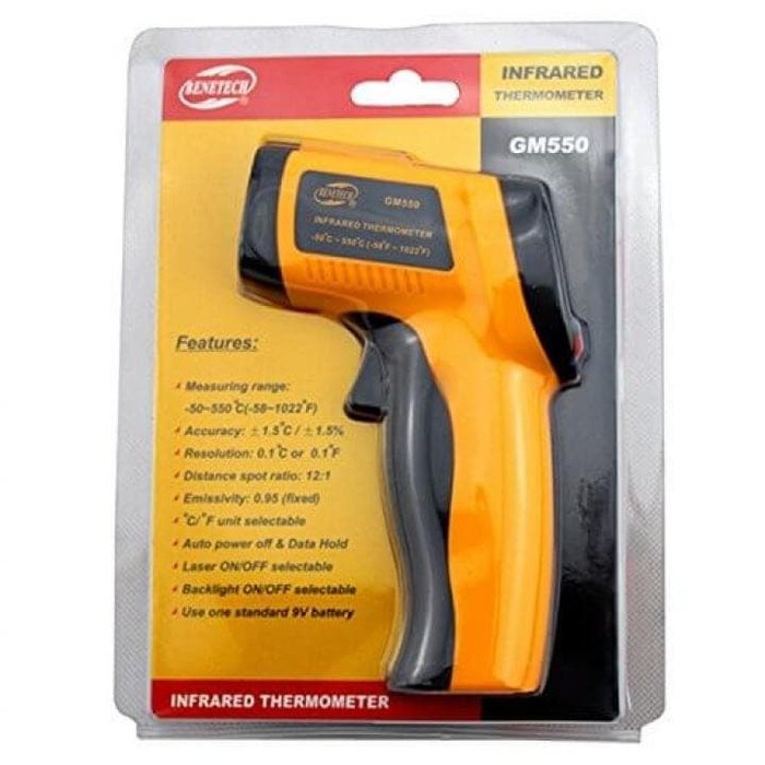 Infrared Thermometer Benetech Gm550 Termometer Gun Thermo Gm-550 550C