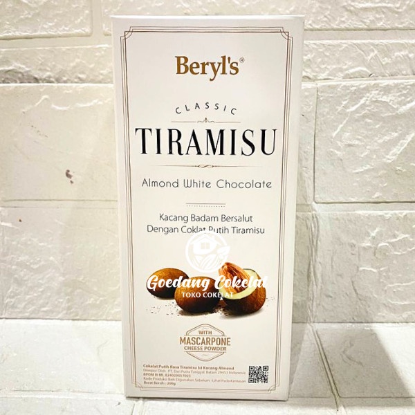 

BERYL'S CLASSIC TIRAMISU ALMOND GREEN TEA MILK WHITE CHOCOLATE 200G