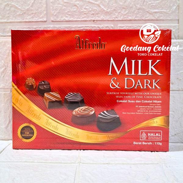 

ALFREDO FINE CHOCOLATE IN BOX 110G GREEN TEA MILK DARK WHITE CHOCOLATE 110G
