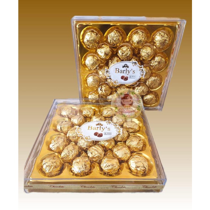 

COKLAT IMPORT I BARLY'S PEANUT CHOCO BALL ISI 24 PCS SPT FERRERO ROCHER MURAH ( DS BGR ) CHOCOLATE