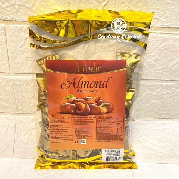 

ALFREDO BULK PACK MILK CHOCOLATE HAZELNUT ALMOND ASSORTMENT COKLAT SUSU KEMASAN 200 GRAM 200G