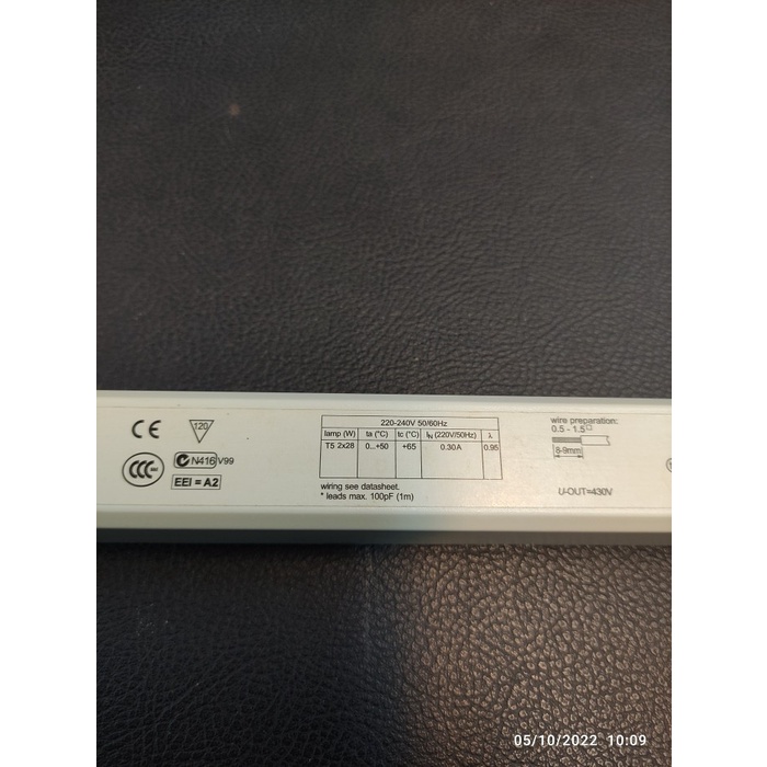 PC 2x28W T5 TEC TRIDONIC Electronic Ballast 2 X 28W