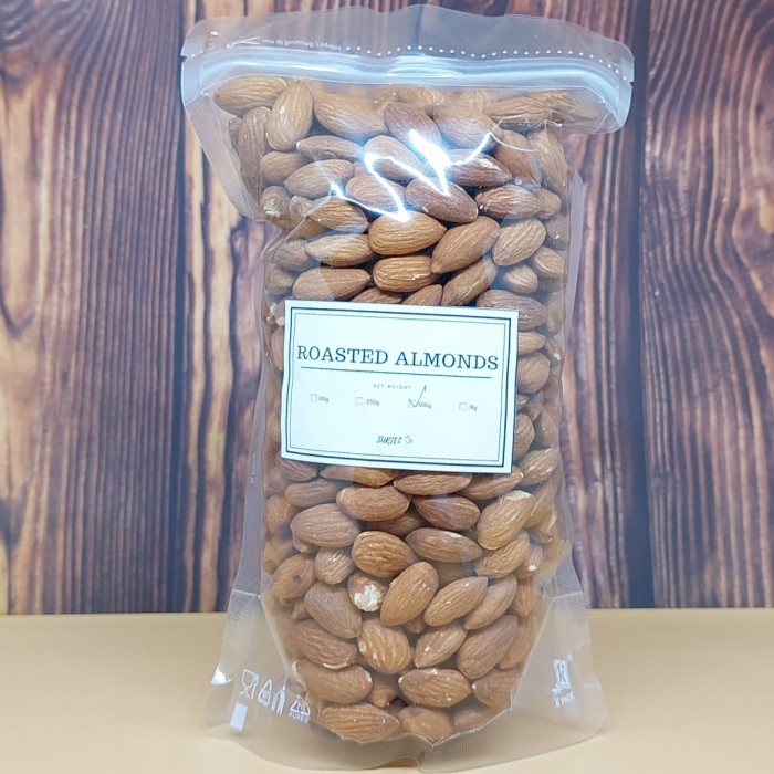 

ROASTED ALMOND NUTS/ KACANG ALMOND PANGGANG 500 GR