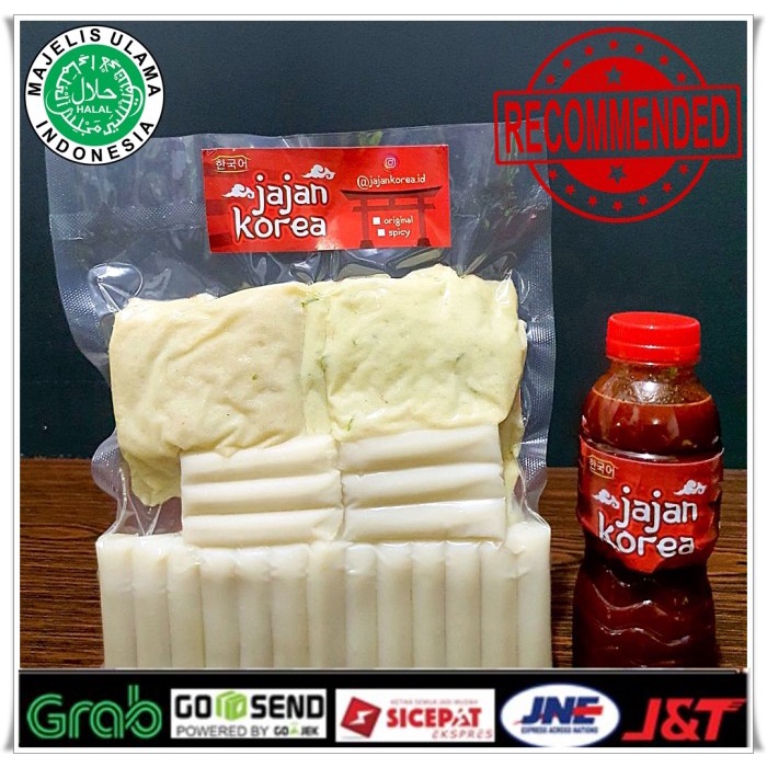 

Paket Hana Topoki / Tteokbokki / Topokki / Rice Cake, Odeng & Saos