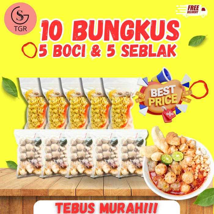 

Paket Hemat Banget 5 Seblak 5 Baso Aci Instan Food Kaldu Kuah Seblak