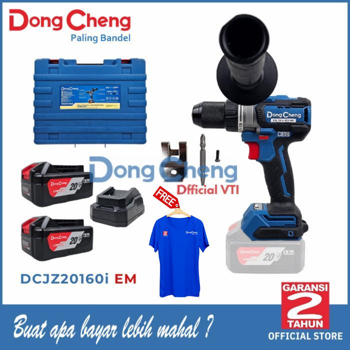 DongCheng DCJZ20160iEM Bor Baterai Cordless Brushless Impact Drill 20V DCJZ20160i