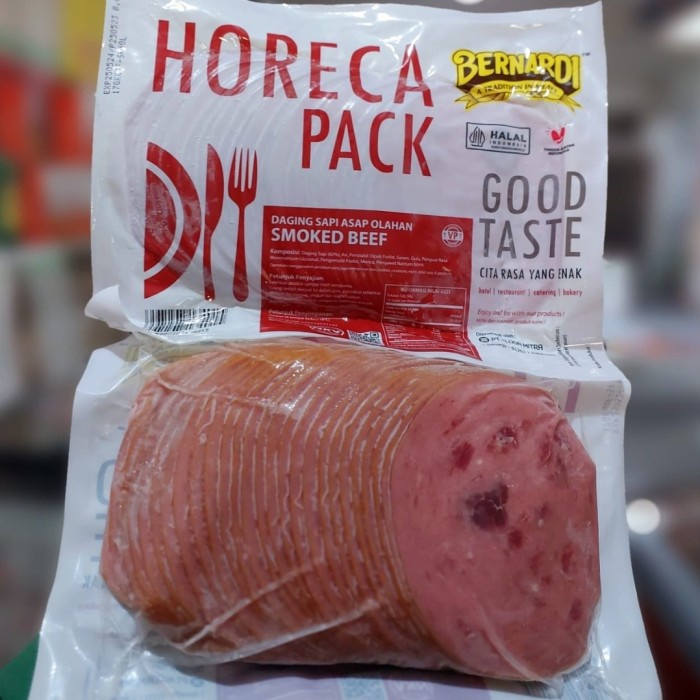 

Lezat- Bernardi Smoked Beef Bulat 500gr