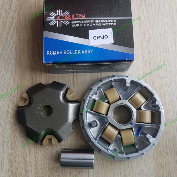 TERLARIS RUMAH ROLLER ASSY SET PLUS LOLER GENIO BEAT NEW DELUXE 2021 2020 CRUN