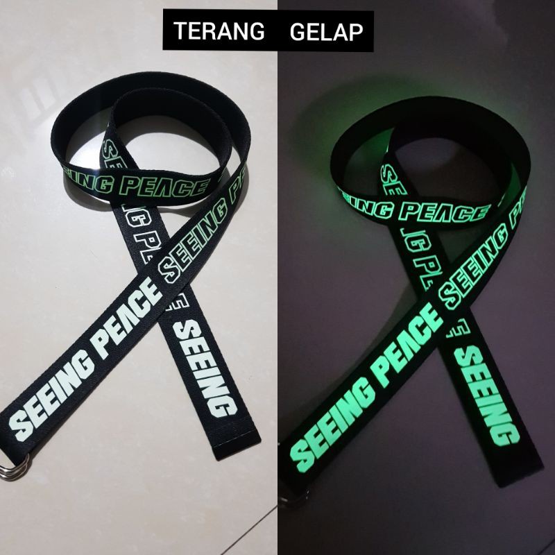 TrendyGaya- Geso x Seeing Peace - Sabuk Seeing Peace