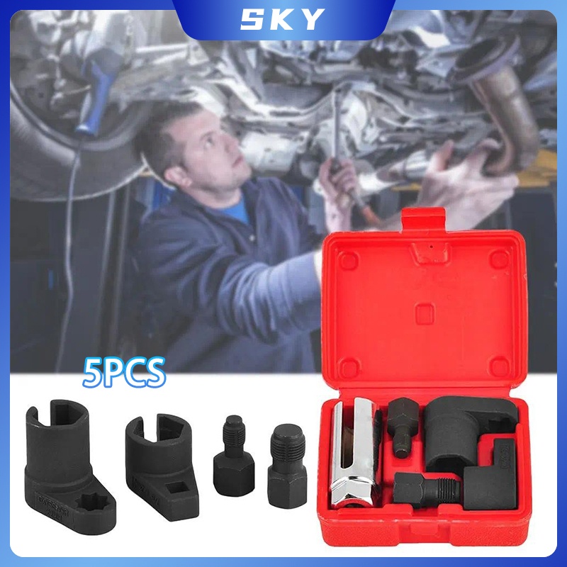 SKY 5pcs/Set Kunci Sensor O2 Kunci Oksigen Sensor Kunci Sensor O2 Mobil Kunci Sensor Oksigen Mobil