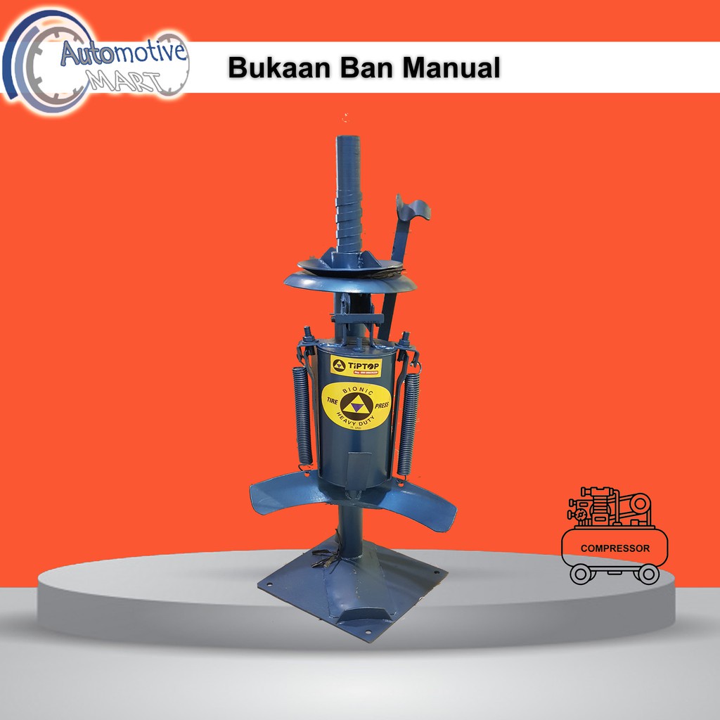 Press Hydraulic Tiptop Manual Tire Changer - Alat Buka an Ban Tiptop Manual Untuk Mobil Maksimal
