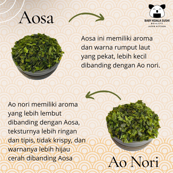 

AONORI BUBUK NORI 100 G AO NORI POWDER IMPORT TABURAN TAKOYAKI