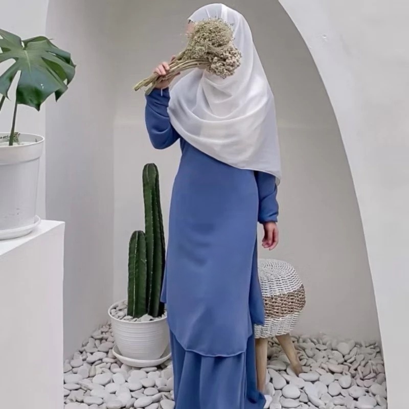 BIG PROMO GAMIS MALAYSIA DRESS MALAYA JUMBO GAMIS MALAYSIA LD 100-130 CERUTY BABYDOLL FULL PURING
