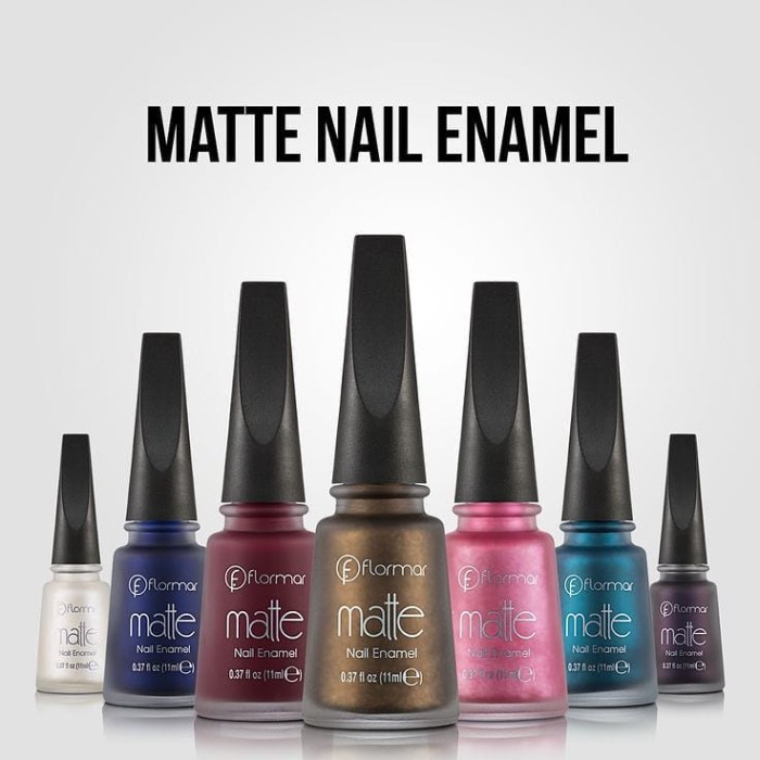[ORIGINAL] KUTEK MATTE FLORMAR / Kutek Halal Nail Polish Non Peel Off