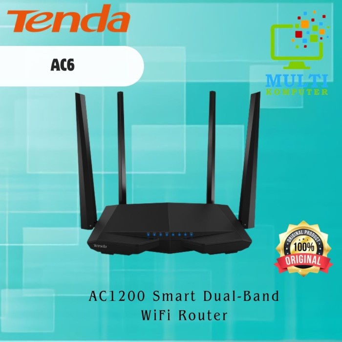 Tenda Ac6 Wifi Router Ac 1200 Mbps