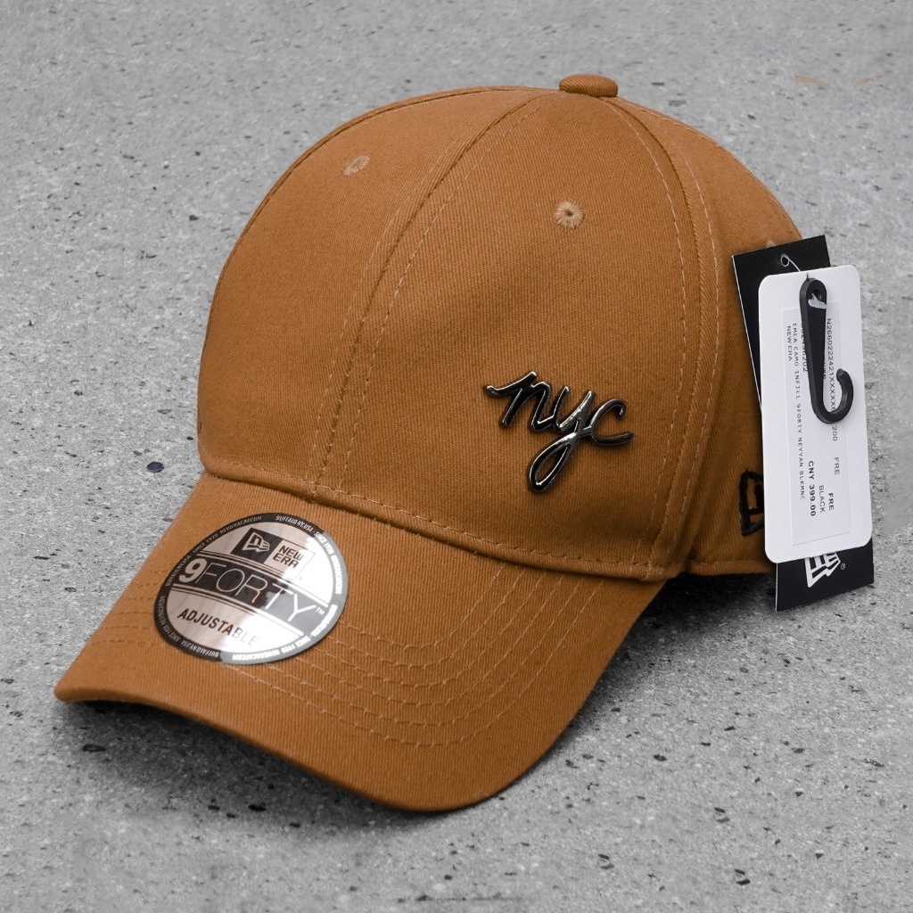 JaminanBaru- Topi NY NYC Logo Metal Import Mirror Original Unisex