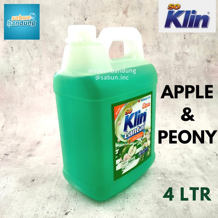 JTTOP" SOKLIN SO KLIN PEMBERSIH LANTAI 4 LITER BANDUNG