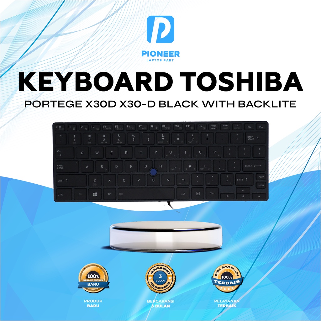 Keyboard Toshiba Portege x30d x30-d With Backlite