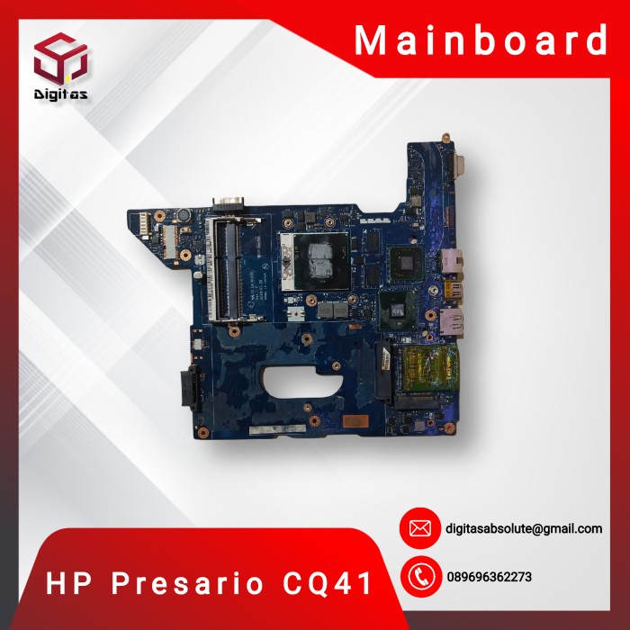 Mainboard Motherboard Hp Presario CQ41 Second Ori Mati Bekas Service *
