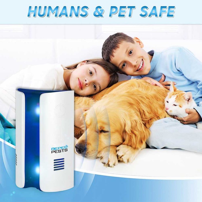 JTTOP" ALAT PENGUSIR NYAMUK TIKUS LALAT ELEKTRIK ULTRASONIC ANTI SERANGGA