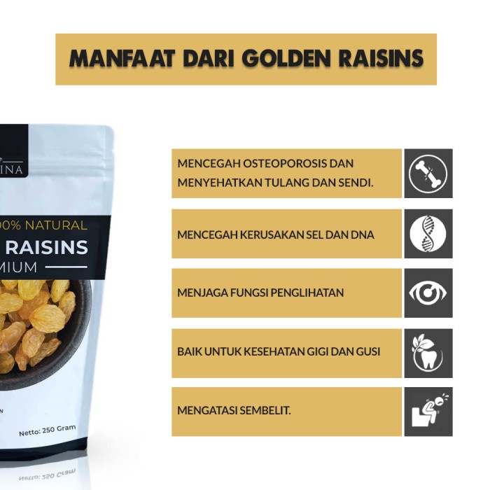 

New Golden Kismis 1Kg Simin Raisin Premium Original