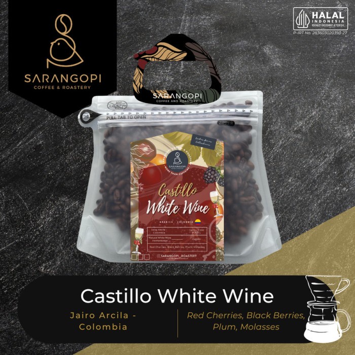 Trosten X Sarangopi Roastery Columbia Castillo Natural White Wine Fermentation - Sarangopi Roastery