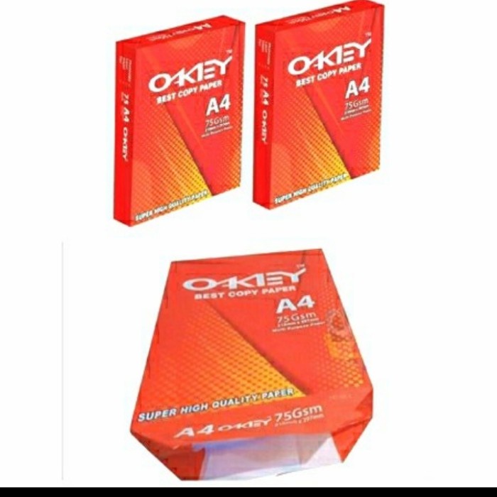kertas hvs A4 75 gr okey 1 dus