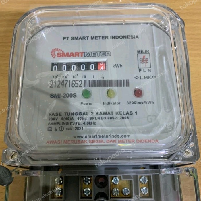 READY STOK! KWH SMART METER SMI-200s ANALOG 1phase 5(40)